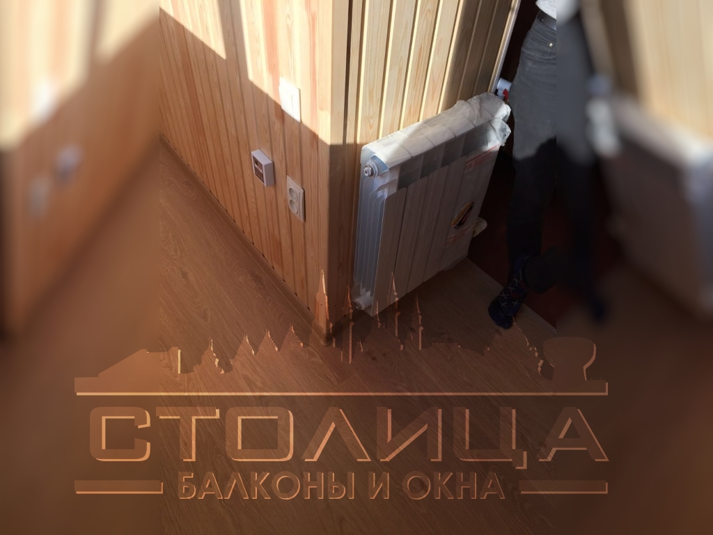 Внутренняя обшивка балконов в Столице. Казань.